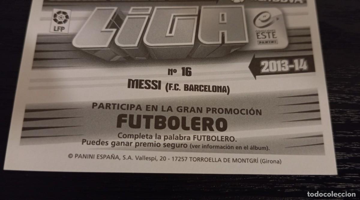 Cromos de f&uacute;tbol: -ESTE 13-14 : MESSI ( BARCELONA ) - Foto 6
