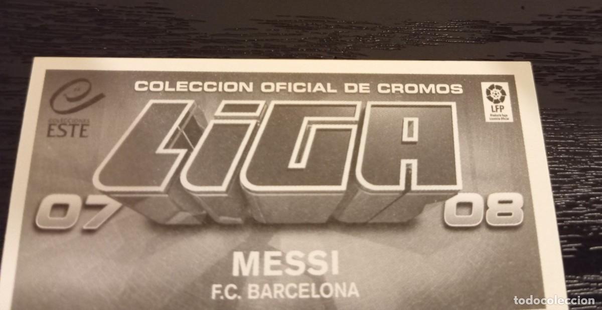 Cromos de f&uacute;tbol: -ESTE 07-08 : MESSI ( BARCELONA ) - Foto 5