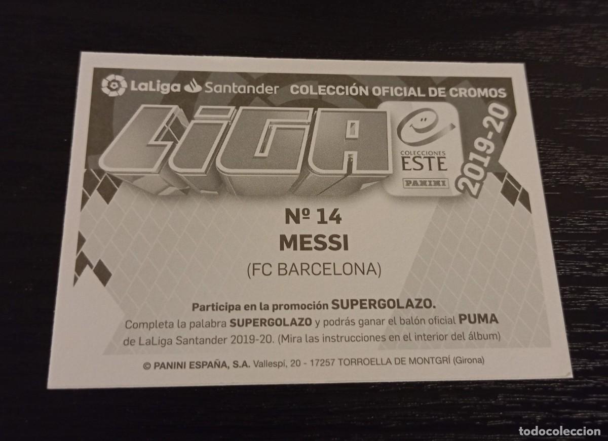Cromos de f&uacute;tbol: -ESTE 19-20 : MESSI ( BARCELONA ) - Foto 4
