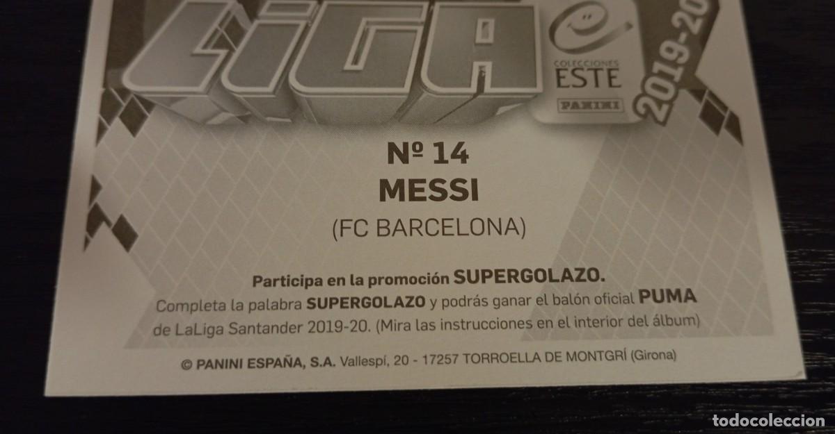 Cromos de f&uacute;tbol: -ESTE 19-20 : MESSI ( BARCELONA ) - Foto 6