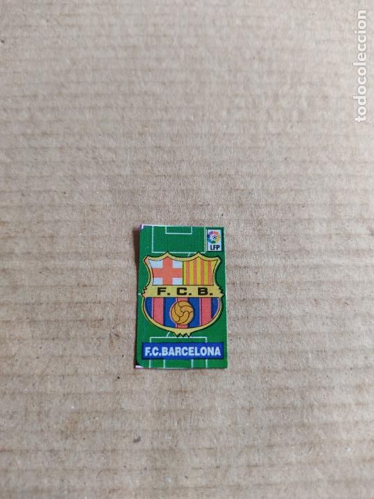 Fu&szlig;ball-Sticker: ESCUDO BARCELONA BAR&Ccedil;A CROMO PEGATINA 1996-1997 ALBUM CHICLE CAMPEON FUTBOL LIGA 96-97