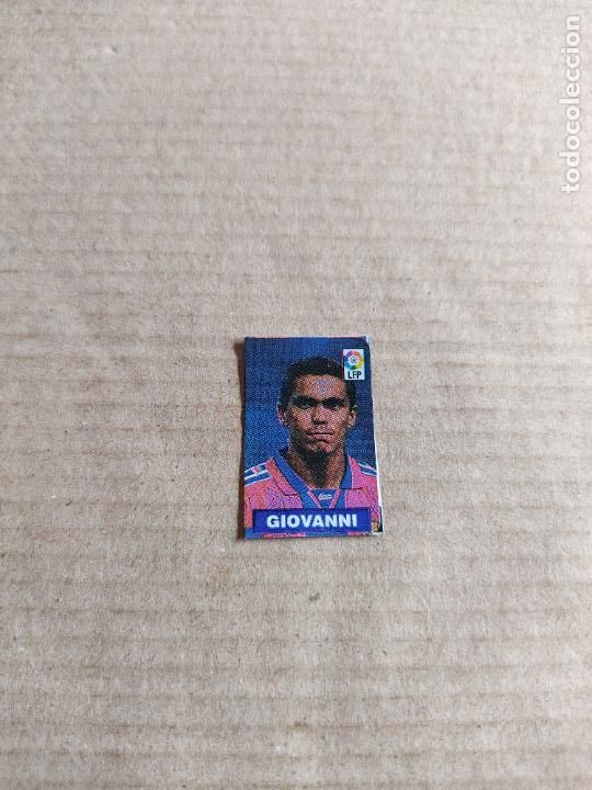 Fu&szlig;ball-Sticker: GIOVANNI BARCELONA BAR&Ccedil;A CROMO PEGATINA 1996-1997 ALBUM CHICLE CAMPEON FUTBOL LIGA 96-97