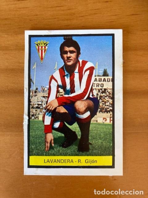 Football Stickers: LAVANDERA GIJON 72-73 FHER RECUPERADO