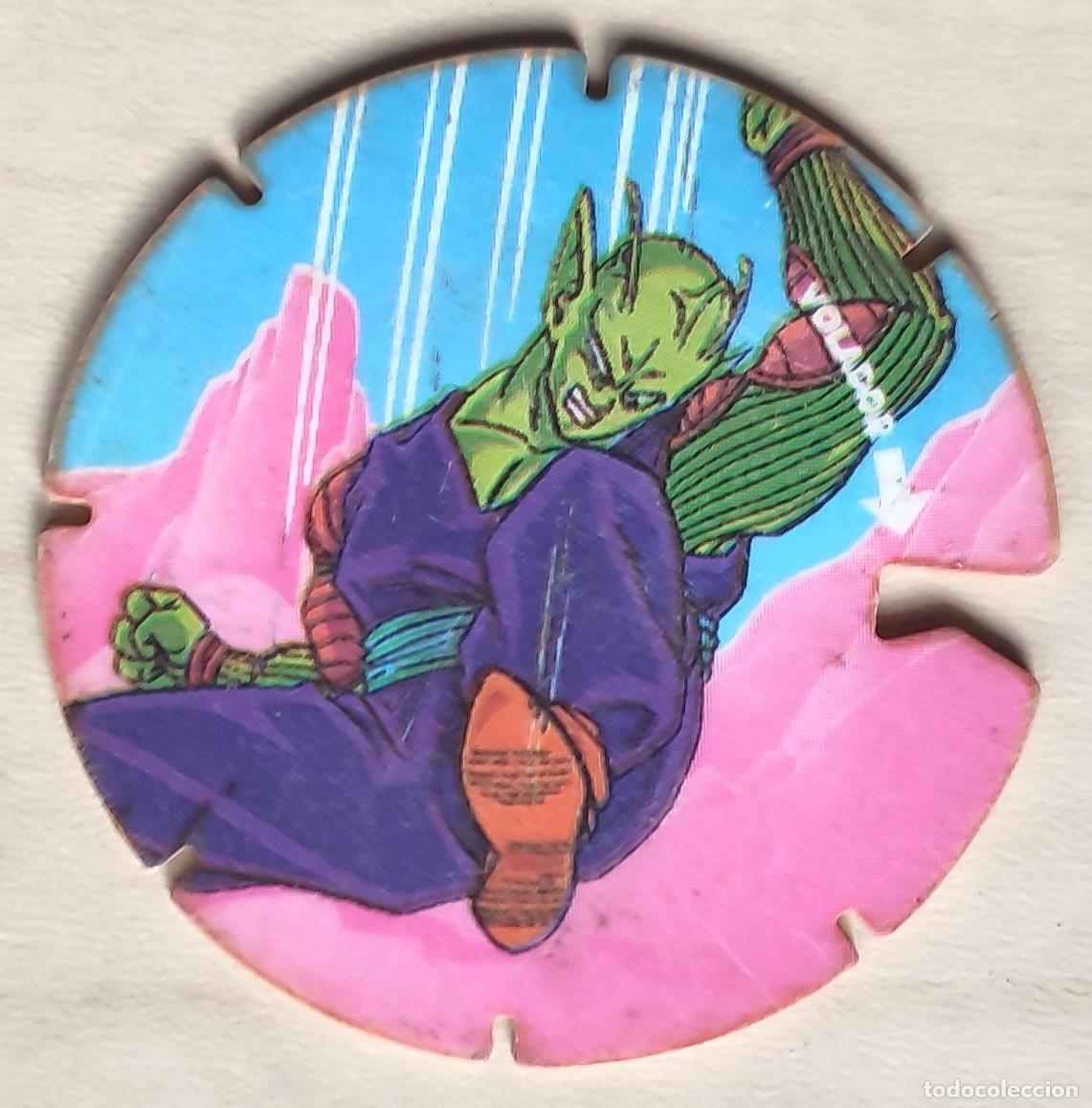 Football Stickers: 12 PICCOLO JR. TAZO VOLADOR CAPS COLECCI&Oacute;N MATUTANO DRAGON BALL Z 1995