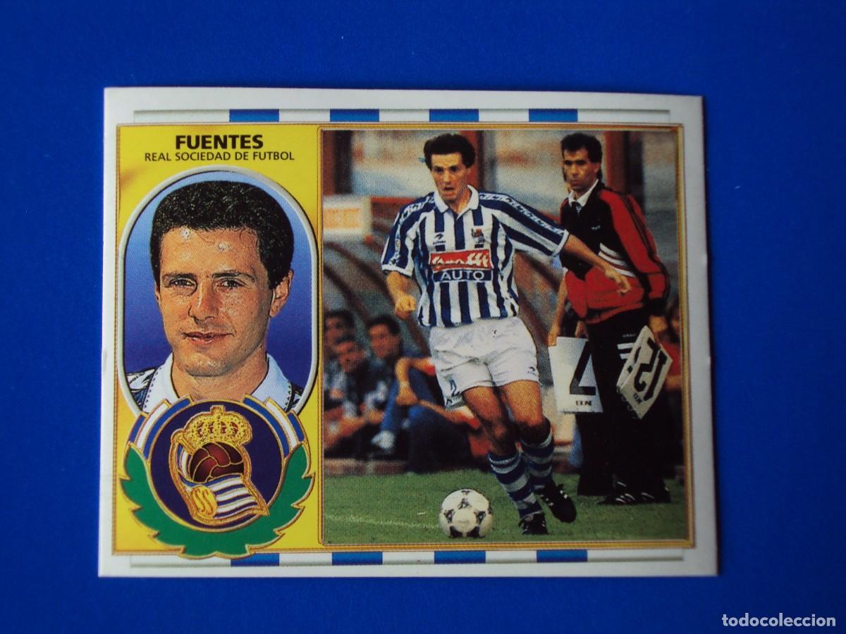 Cromos de F&uacute;tbol: CROMO FUENTES REAL SOCIEDAD LIGA ESTE 1996 1997 96 97 SIN PEGAR NUNCA PEGADO