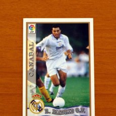 Cromos de Fútbol: REAL MADRID - Nº 17 CANABAL - MUNDICROMO FICHA DE LA LIGA 1997-1998, 97-98