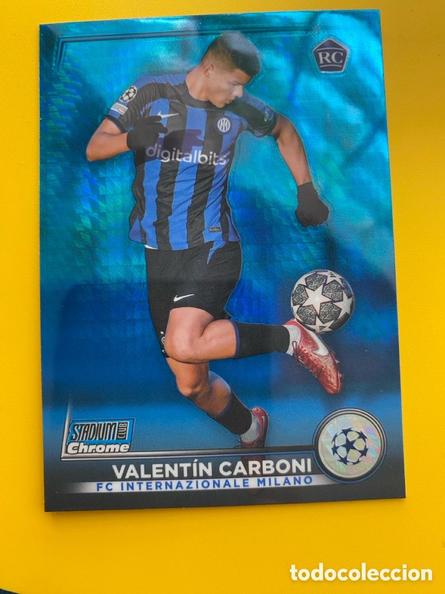 Cromos de f&uacute;tbol: Valent&iacute;n Carboni stadium Inter - Foto 1