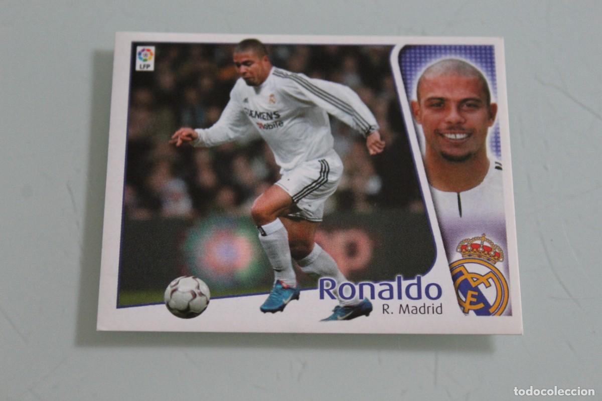 Cromos de f&uacute;tbol: ESTE 04 05 RONALDO SIN PEGAR - Foto 1