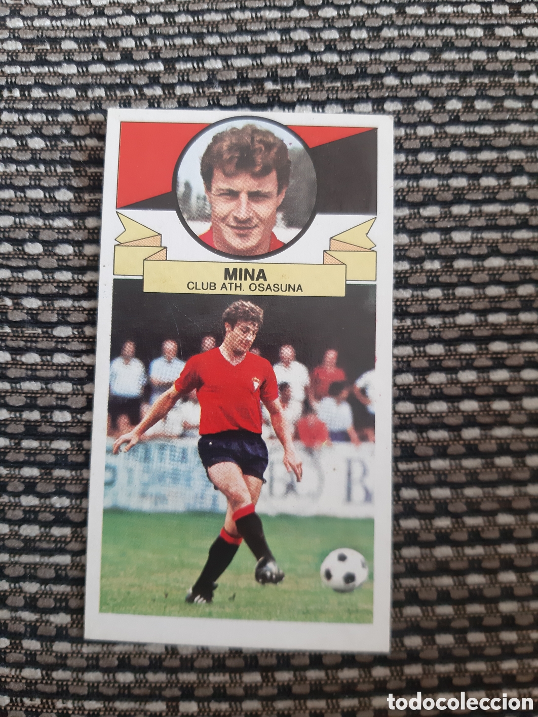 Cromos de f&uacute;tbol: MINA.. OSASUNA.. SIN PEGAR ESTE 85/86 - Foto 1