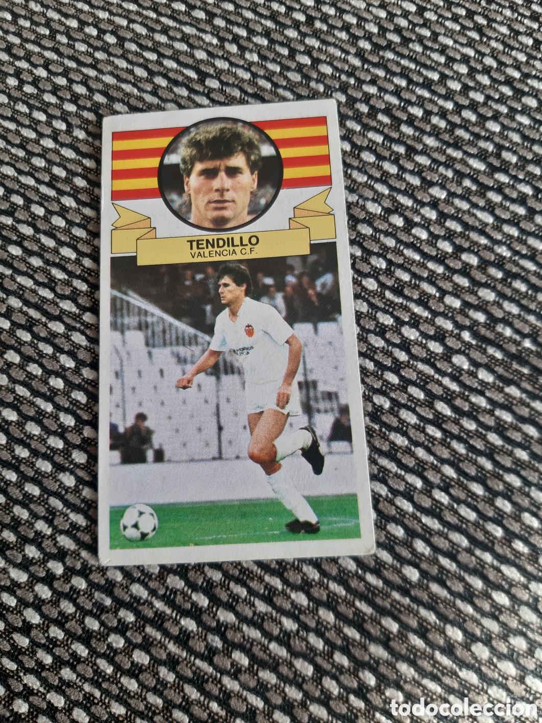 Cromos de f&uacute;tbol: TENDILLO.. VALENCIA.. SIN PEGAR ESTE 85/86 - Foto 1