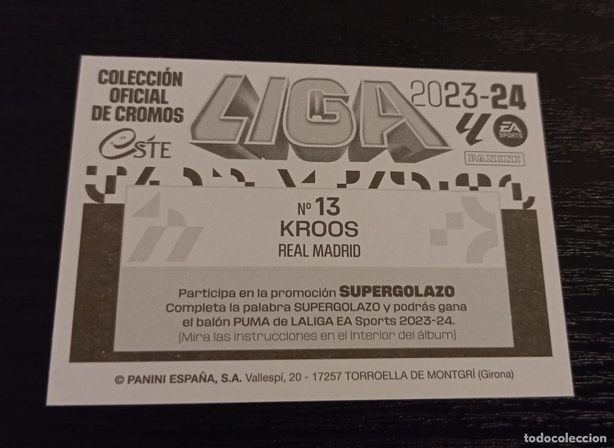Cromos de f&uacute;tbol: -ESTE 23-24 : KROOS ( REAL MADRID ) - Foto 2