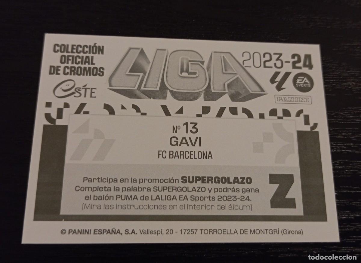 Cromos de f&uacute;tbol: -ESTE 23-24 : GAVI ( BARCELONA ) - Foto 2