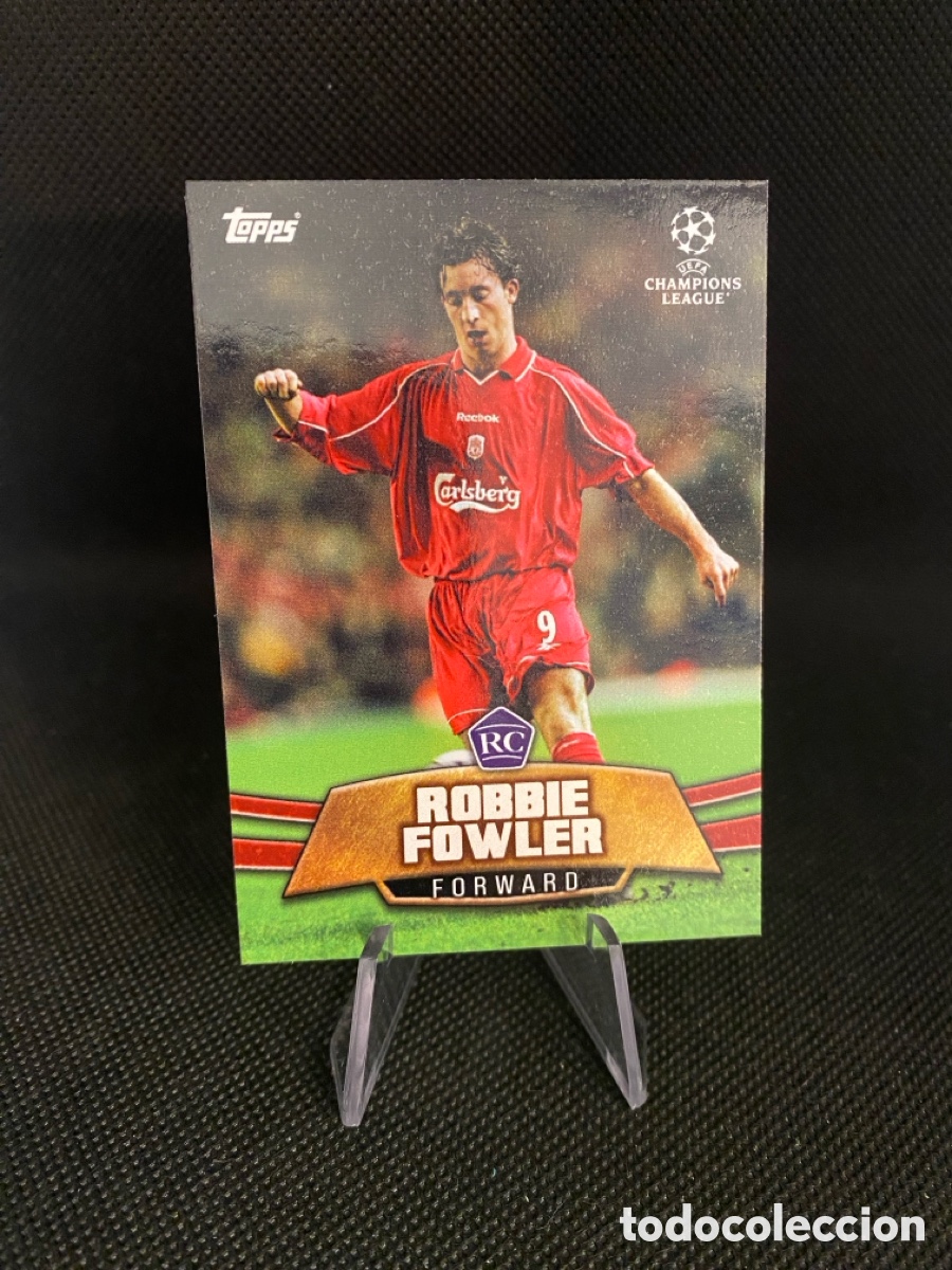Cromos de F&uacute;tbol: Robbie Fowler Liverpool Rookie Card Topps Lost 2001 2002