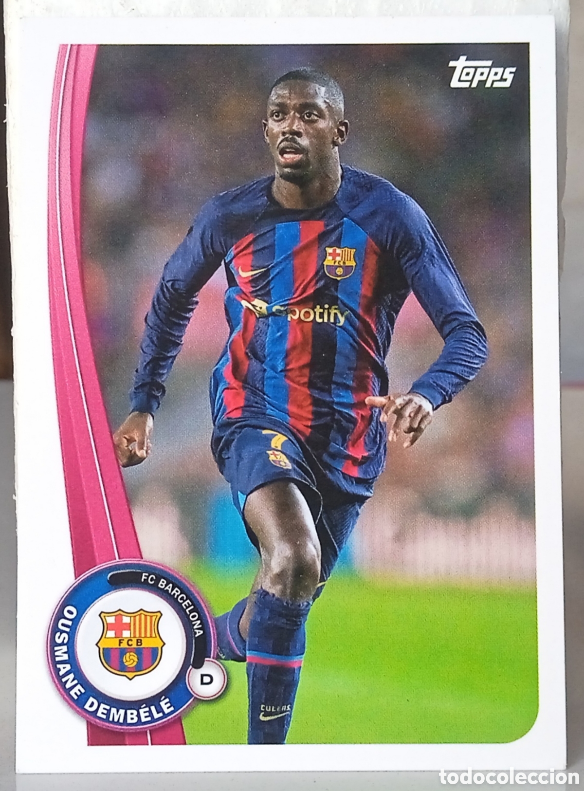 Cromos de f&uacute;tbol: TOPPS SET DEL BARCA 22/23-BA-4 DEMBELE - Foto 1