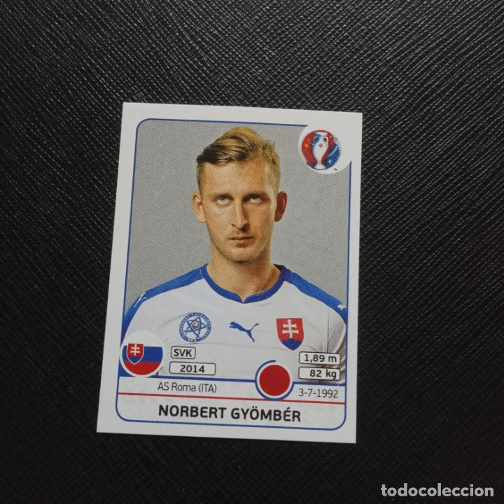 Fu&szlig;ball-Sticker: GYOMBER 217 ESLOVAQUIA PANINI EURO EUROCOPA FRANCIA 2016 CROMO FUTBOL 16 - SIN PEGAR X2