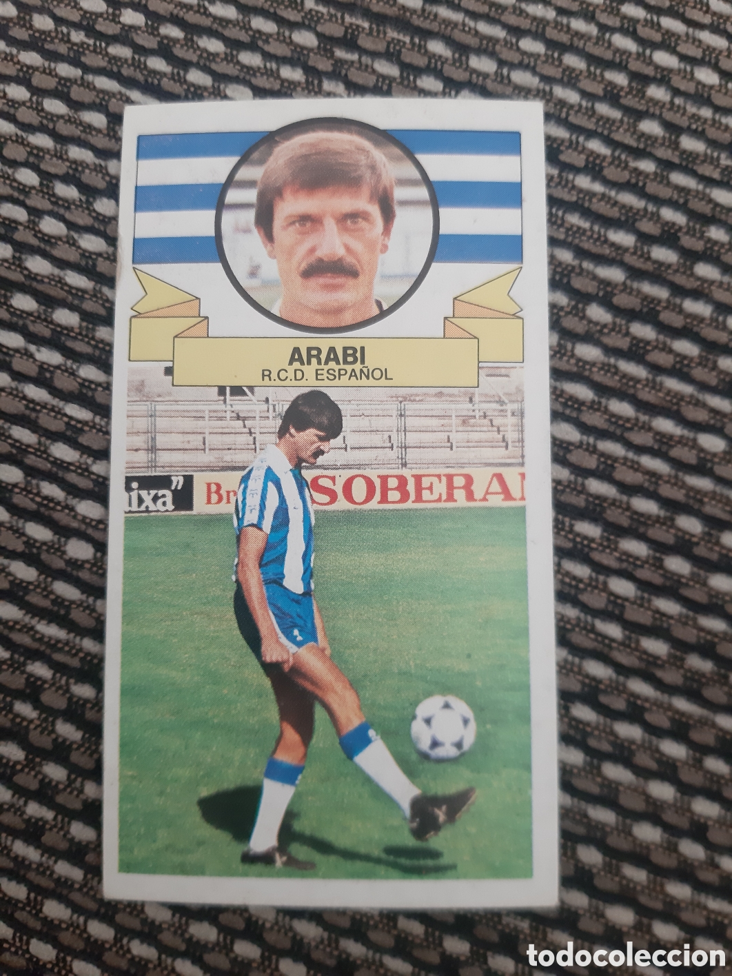 Cromos de f&uacute;tbol: ARABI.. ESPA&Ntilde;OL.. SIN PEGAR ESTE 85/86 - Foto 1