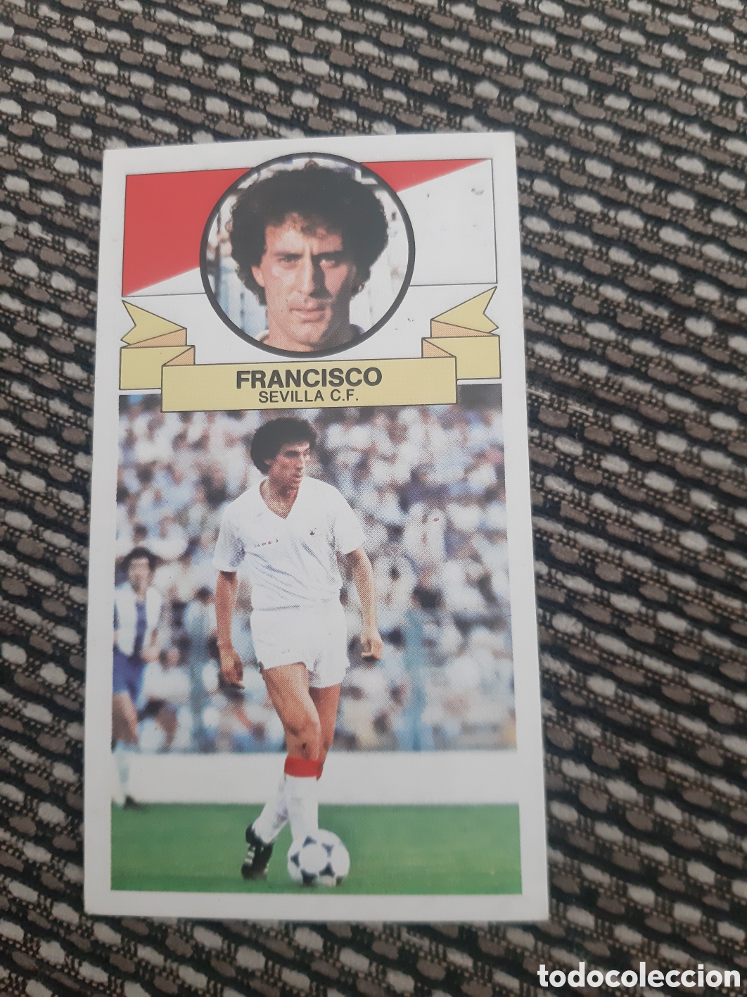 Cromos de f&uacute;tbol: FRANCISCO.. SEVILLA.. SIN PEGAR ESTE 85/86 - Foto 1