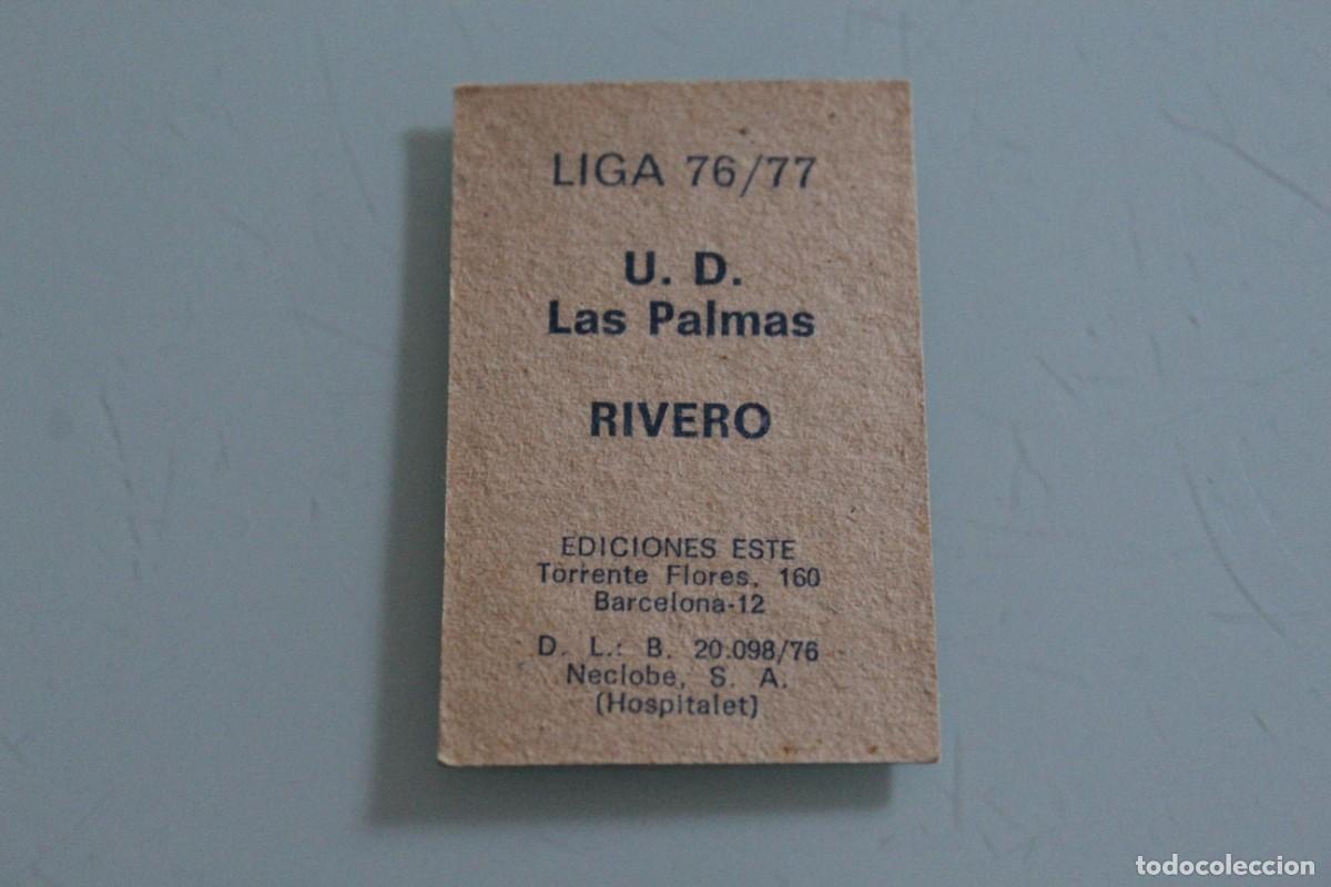 Cromos de f&uacute;tbol: ESTE 76 77 RIVERO SIN PEGAR - Foto 2