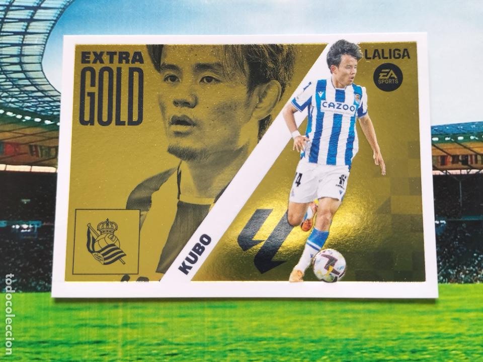 Cromo de Kubo Extra Gold Real Sociedad Liga Este 2023 2024