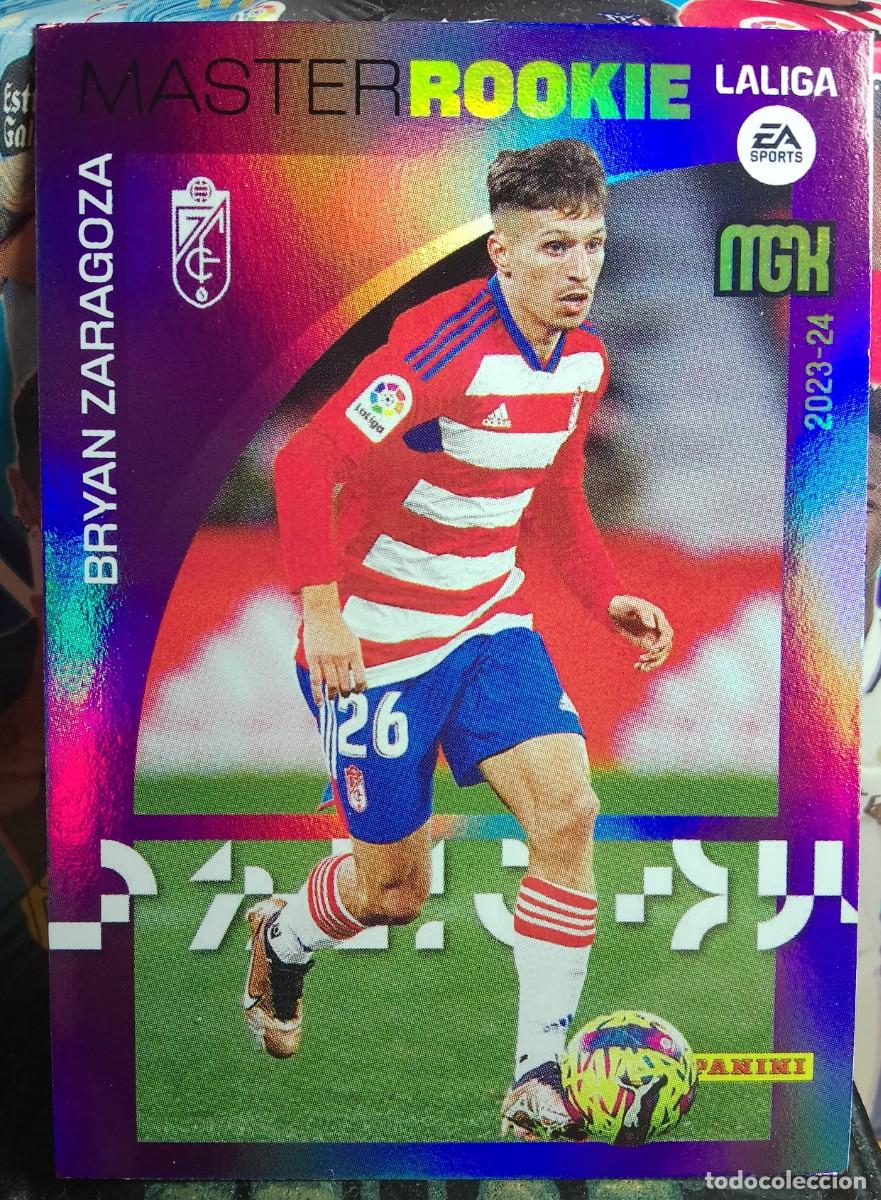 Football Stickers: 23 24 MGK 414 MASTER ROOKIE BRYAN ZARAGOZA DEL GRANADA 2023 2024 MEGACRACKS PANINI NUEVO DE SOBRE