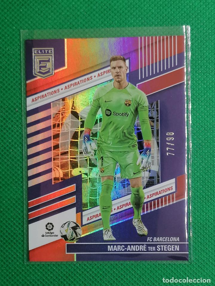 Figurine di Calcio: 62 MARC ANDRE TER STEGEN BARCELONA / 98 ASPIRATIONS DONRUSS ELITE LA LIGA 2022 2023 22 23 PANINI