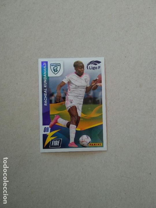 Cromos de F&uacute;tbol: 352 RACHEAL KUNDANANJI ON FIRE Madrid CFF CROMO PANINI LIGA F 2023-2024 FUTBOL FEMENINO 23-24