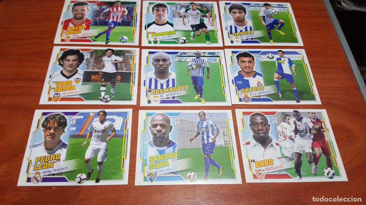 Cromos de Futebol: LOTE PANINI EDICIONES ESTE 2010 2011 ULTIMOS FICHAJES DEL NUMERO 3 AL 7 Y DEL 9 AL 12 SIN PEGAR