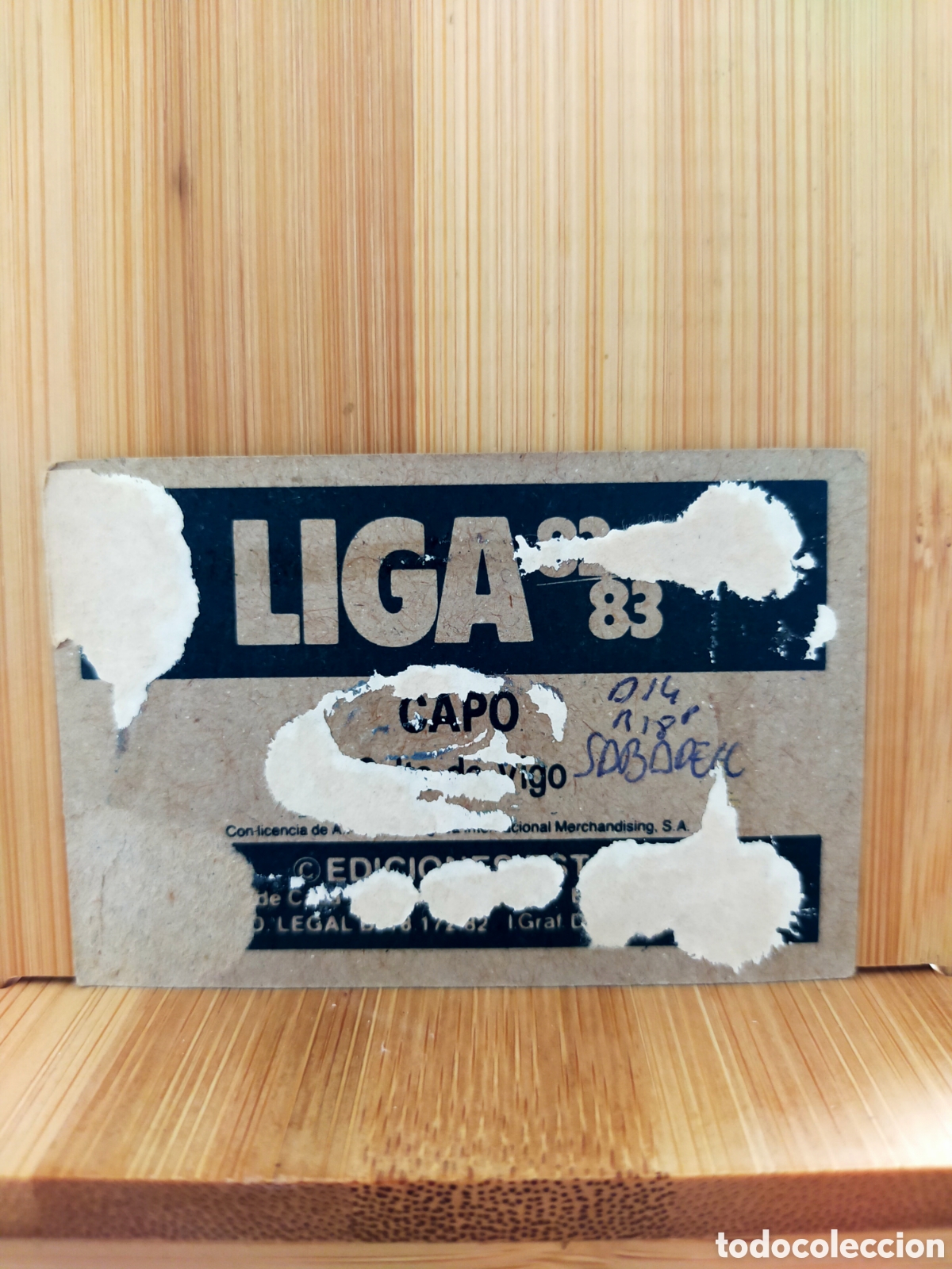 Cromos de f&uacute;tbol: 1982 1983 82 83 ESTE CROMO DESPEGADO VIGO CAPO - Foto 2