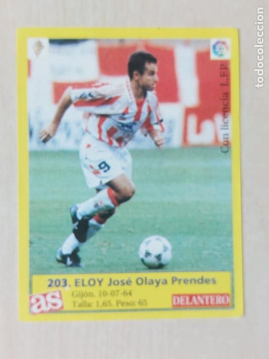 Fu&szlig;ball-Sticker: CROMO N&ordm; 203 ELOY OLAYA - LIGA AS 95 96 - CROMO SIN PEGAR