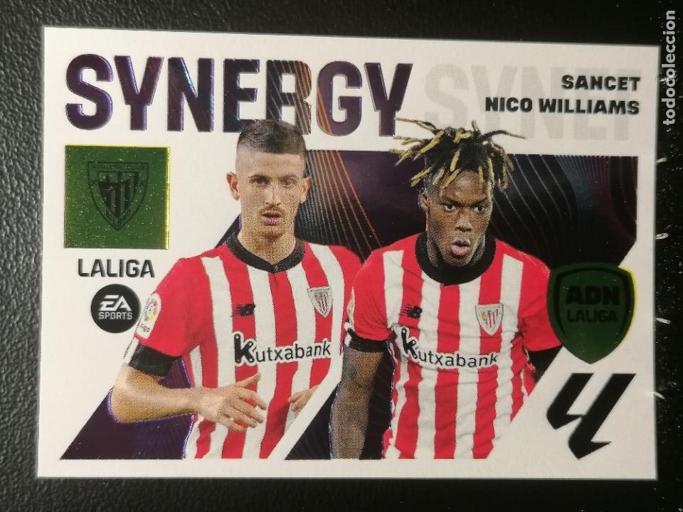 Cromos de F&uacute;tbol: 4 SANCET NICO WILLIAMS ATHLETIC CLUB ADN SYNERGY LIGA ESTE PANINI 2023 2024 23 24
