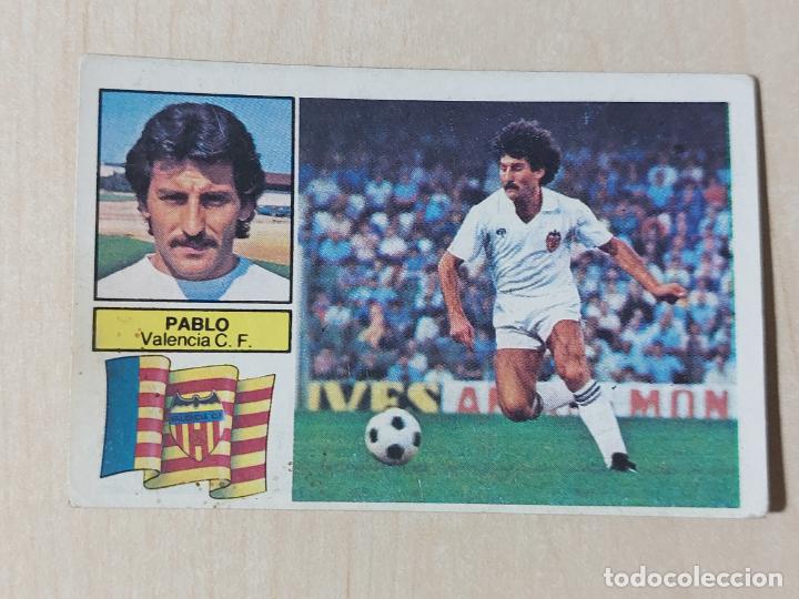Cromos de f&uacute;tbol: EDICIONES ESTE 82 83 - PABLO - CROMO - VALENCIA - Foto 1