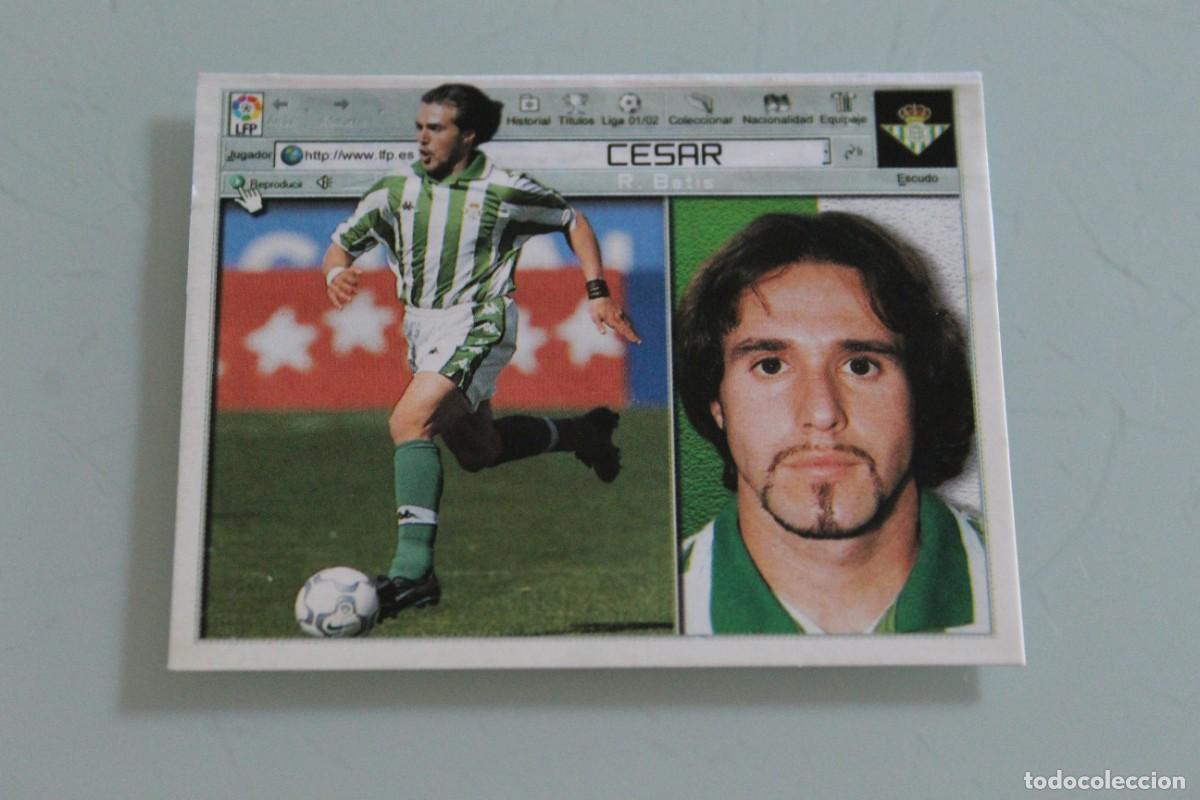 Cromos de Futebol: ESTE 01 02 C&Eacute;SAR RECUPERADO DE &Aacute;LBUM
