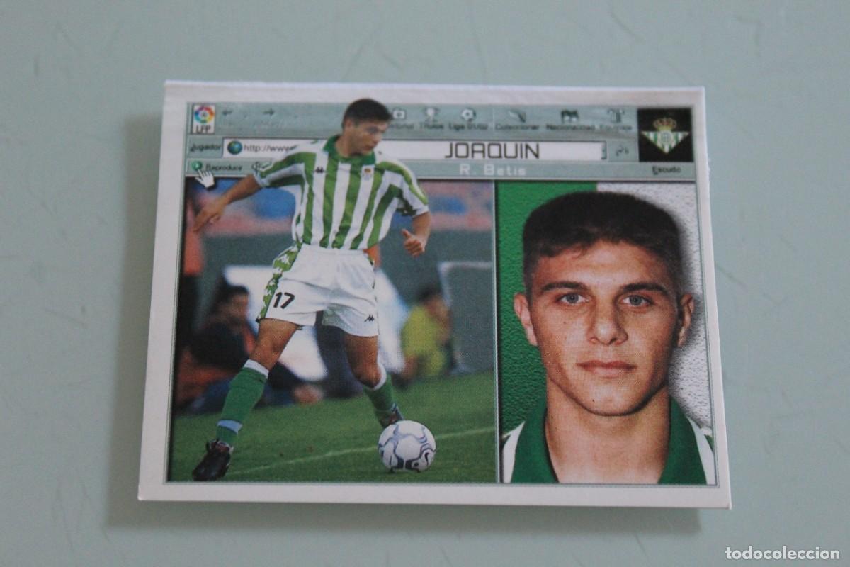 Cromos de Futebol: ESTE 01 02 JOAQUIN RECUPERADO DE &Aacute;LBUM