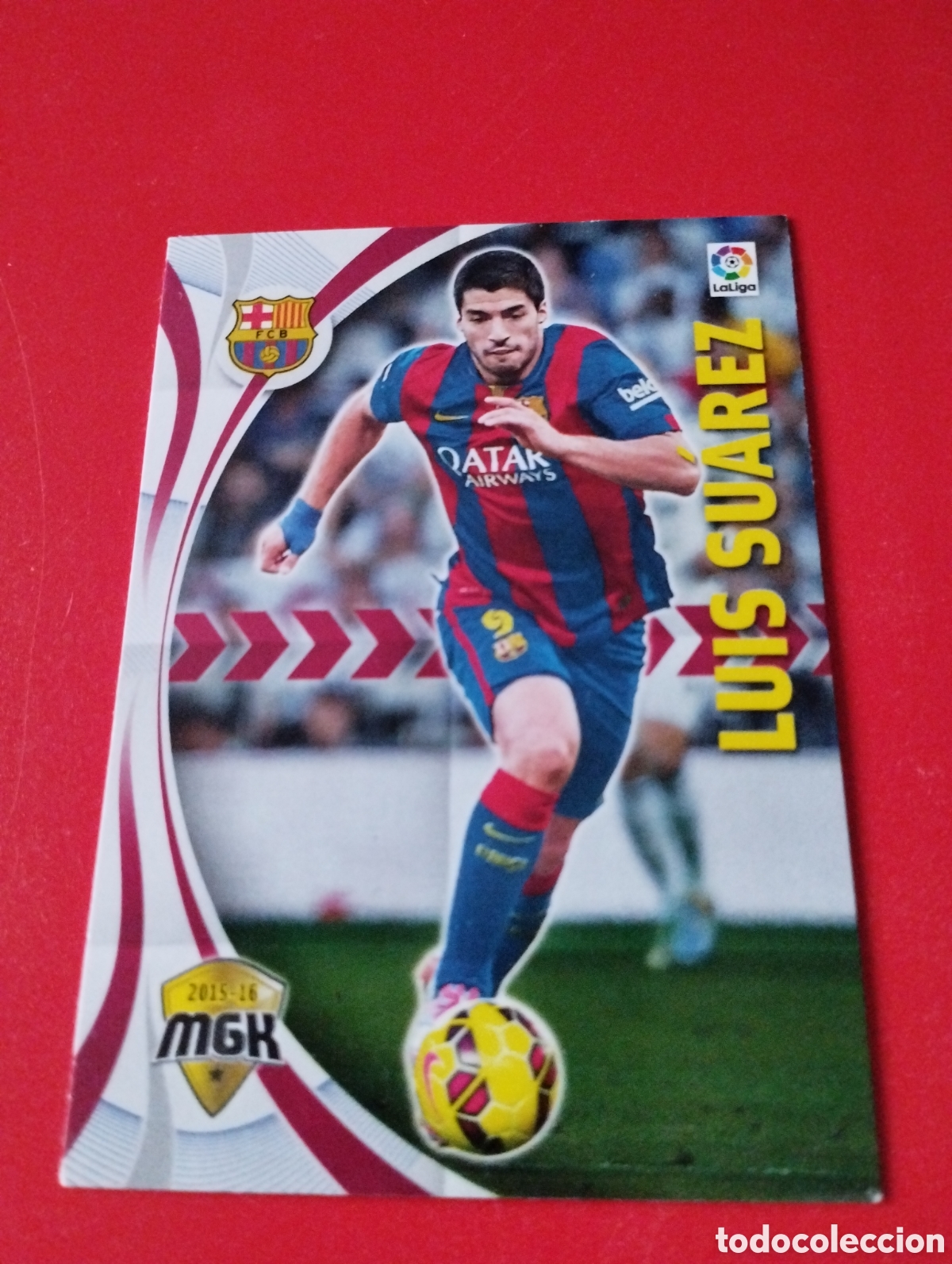 Cromos de f&uacute;tbol: Luis Su&aacute;rez Megacraks 15-16 - Foto 1