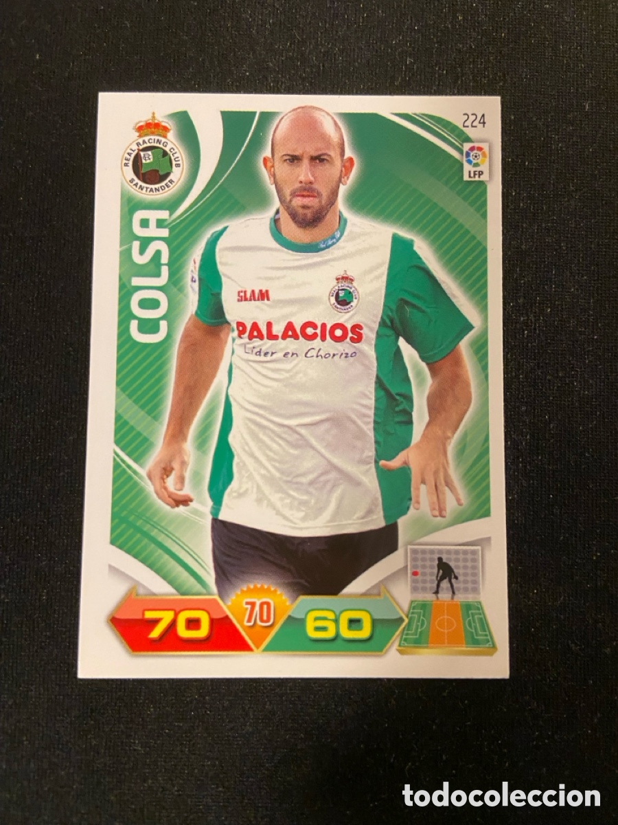 Cromos de F&uacute;tbol: COLSA 224 (RACING SANTANDER) 2011-12 11 12 ADRENALYN PANINI CROMO CARTA
