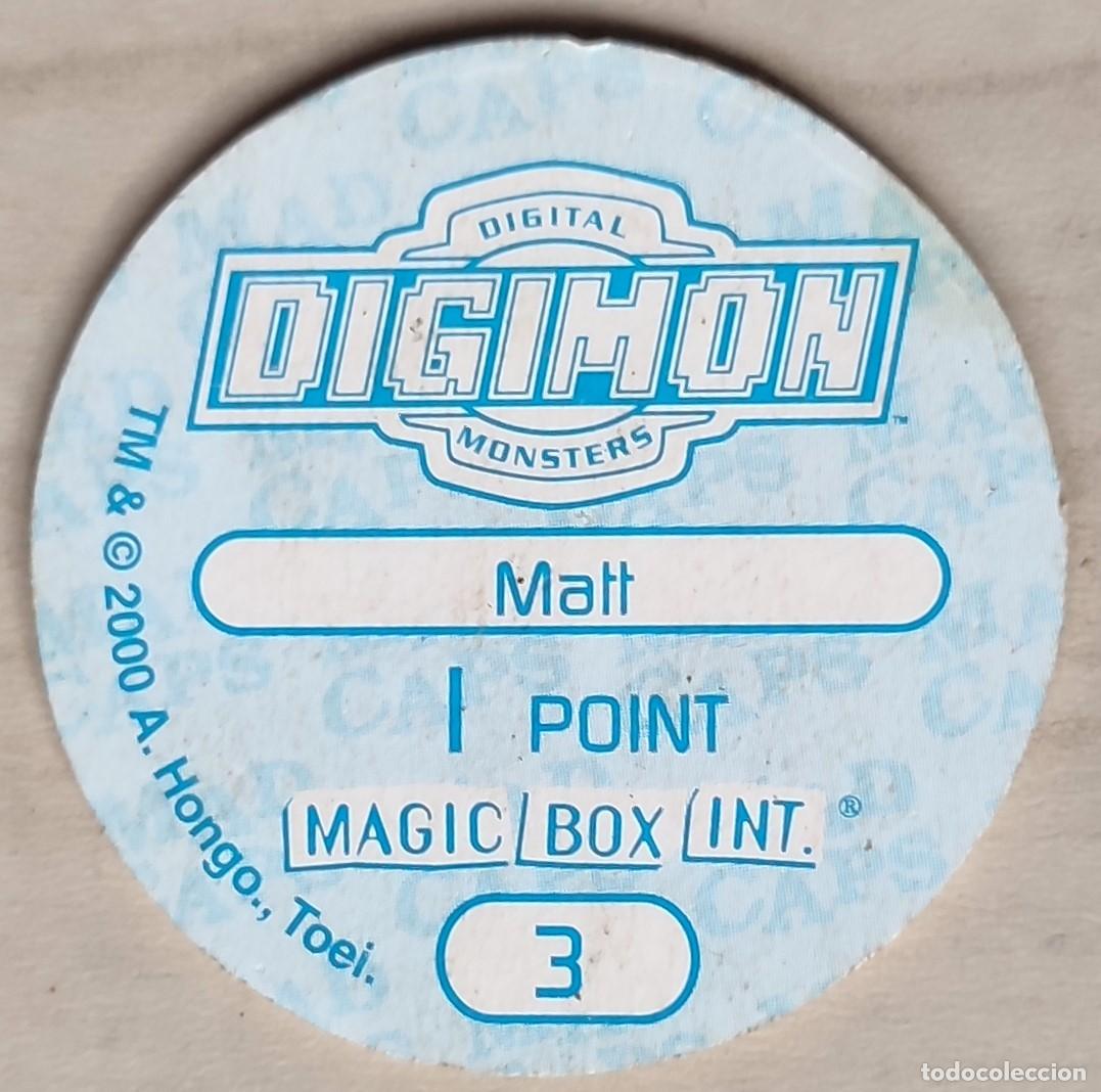 Cromos de f&uacute;tbol: 3 MATT DIGITAL DIGIMON MONSTERS MAGIC BOX INT. 2000 - Foto 2