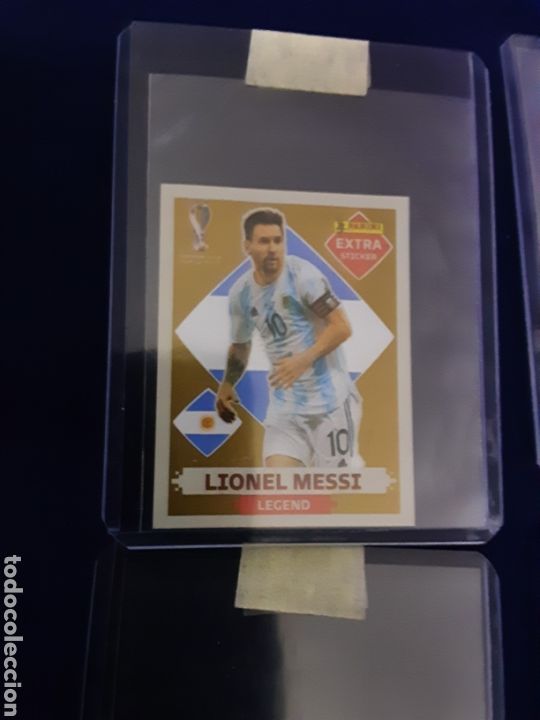 Cromos de f&uacute;tbol: MESSI QATAR ESTRA STICKER - Foto 3
