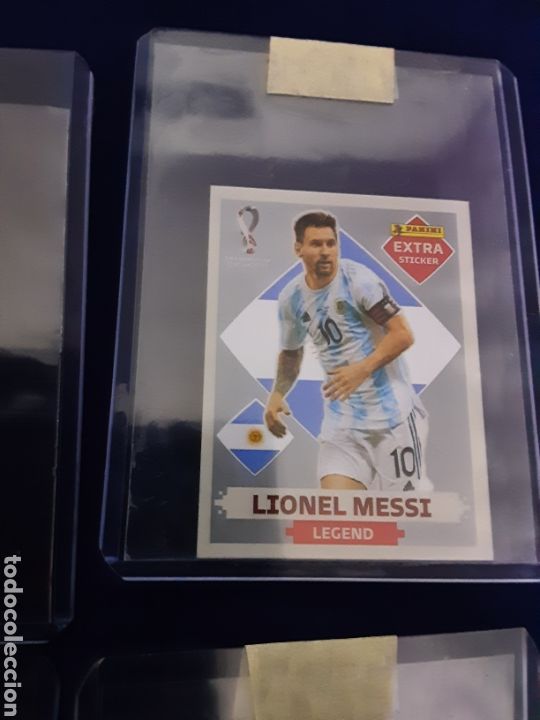 Cromos de f&uacute;tbol: MESSI QATAR ESTRA STICKER - Foto 4
