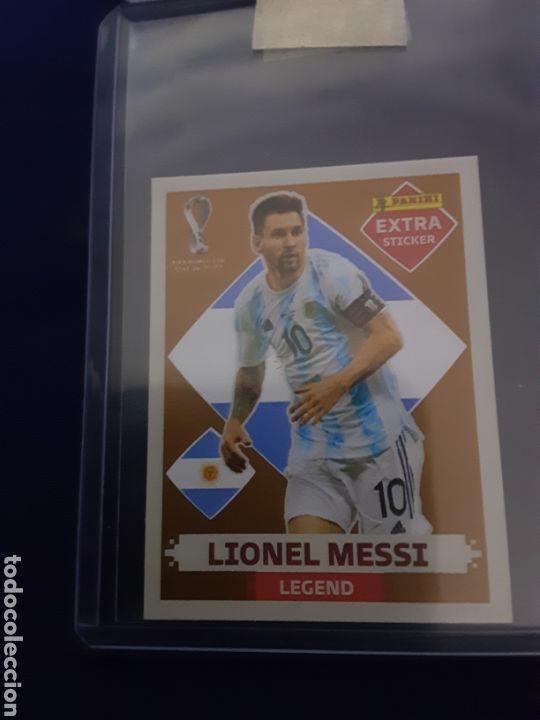 Cromos de f&uacute;tbol: MESSI QATAR ESTRA STICKER - Foto 5