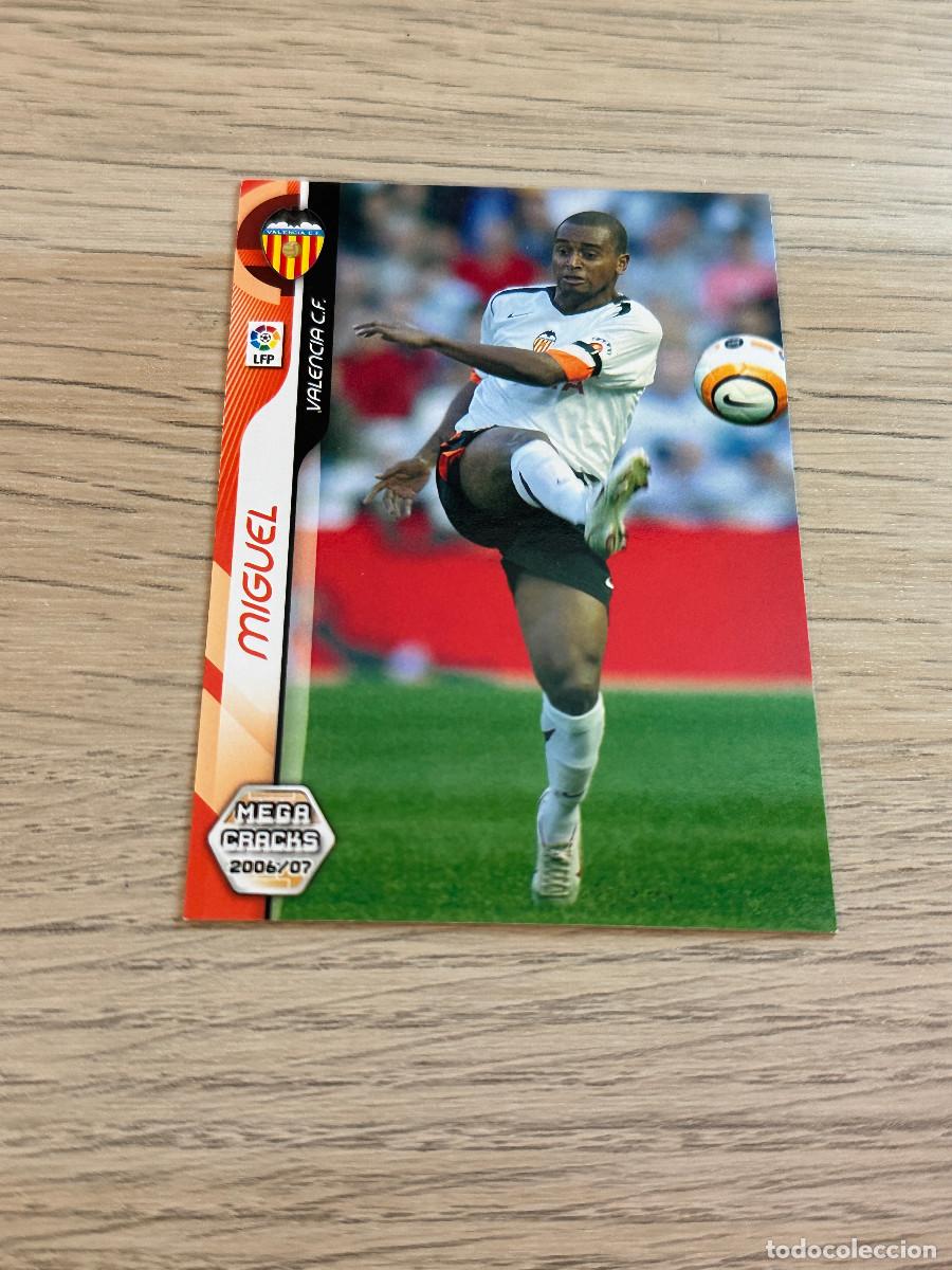 Cromos de Futebol: 309 MIGUEL - VALENCIA CF MEGACRACKS 2006 2007 LA LIGA PANINI MGK 06 07
