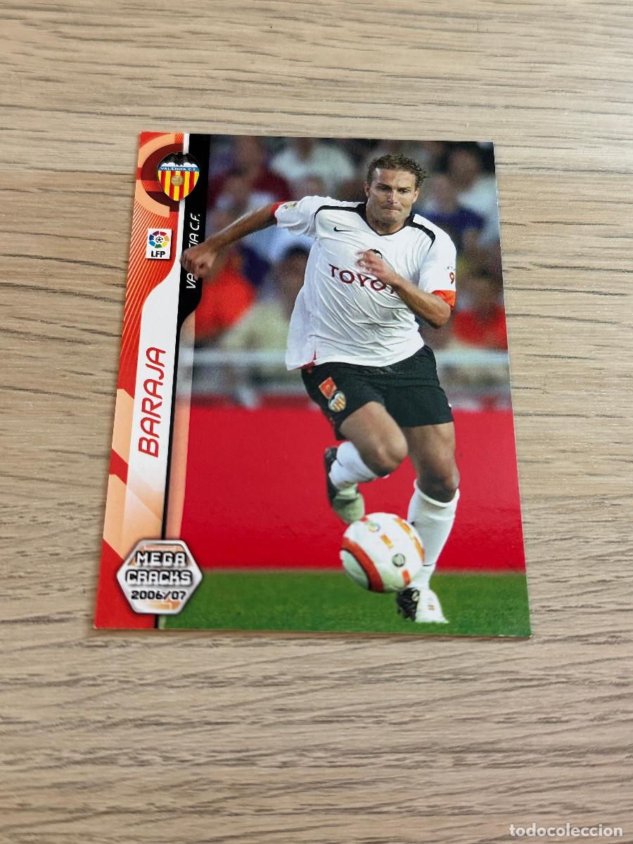 Cromos de Futebol: 316 BARAJA - VALENCIA CF MEGACRACKS 2006 2007 LA LIGA PANINI MGK 06 07