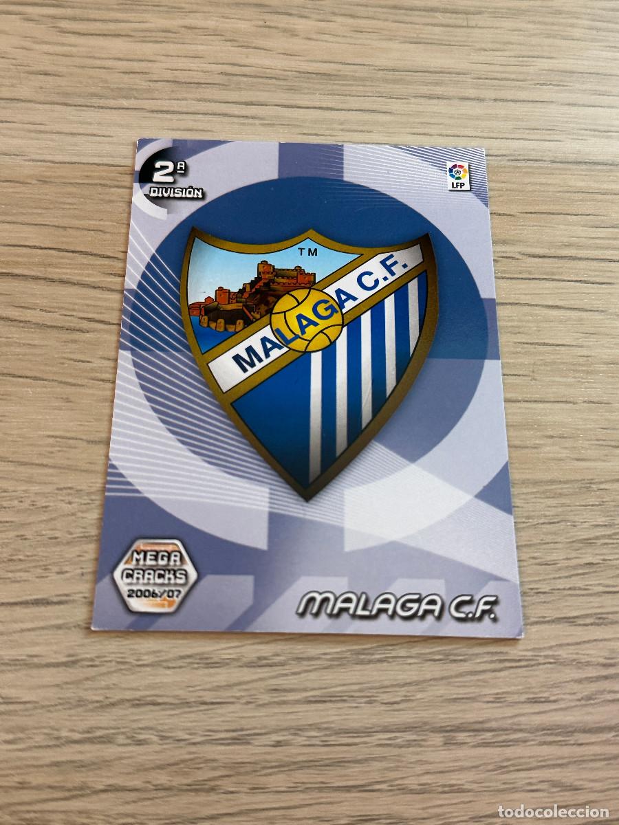 Fu&szlig;ball-Sticker: 417 ESCUDO 2&ordf; DIVISION - MALAGA CF MEGACRACKS 2006 2007 LA LIGA PANINI MGK 06 07