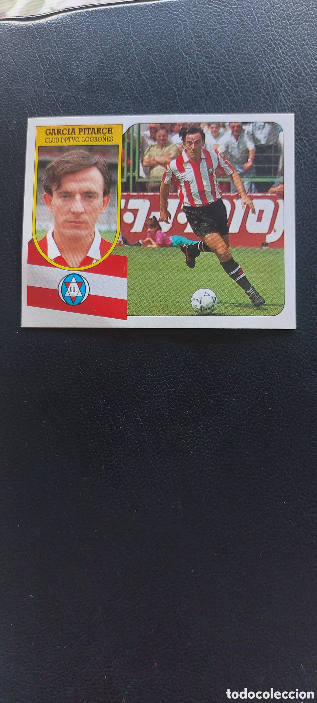 Cromos de f&uacute;tbol: Garcia pitarch nunca pegado coloca logro&ntilde;es 91/92 - Foto 1