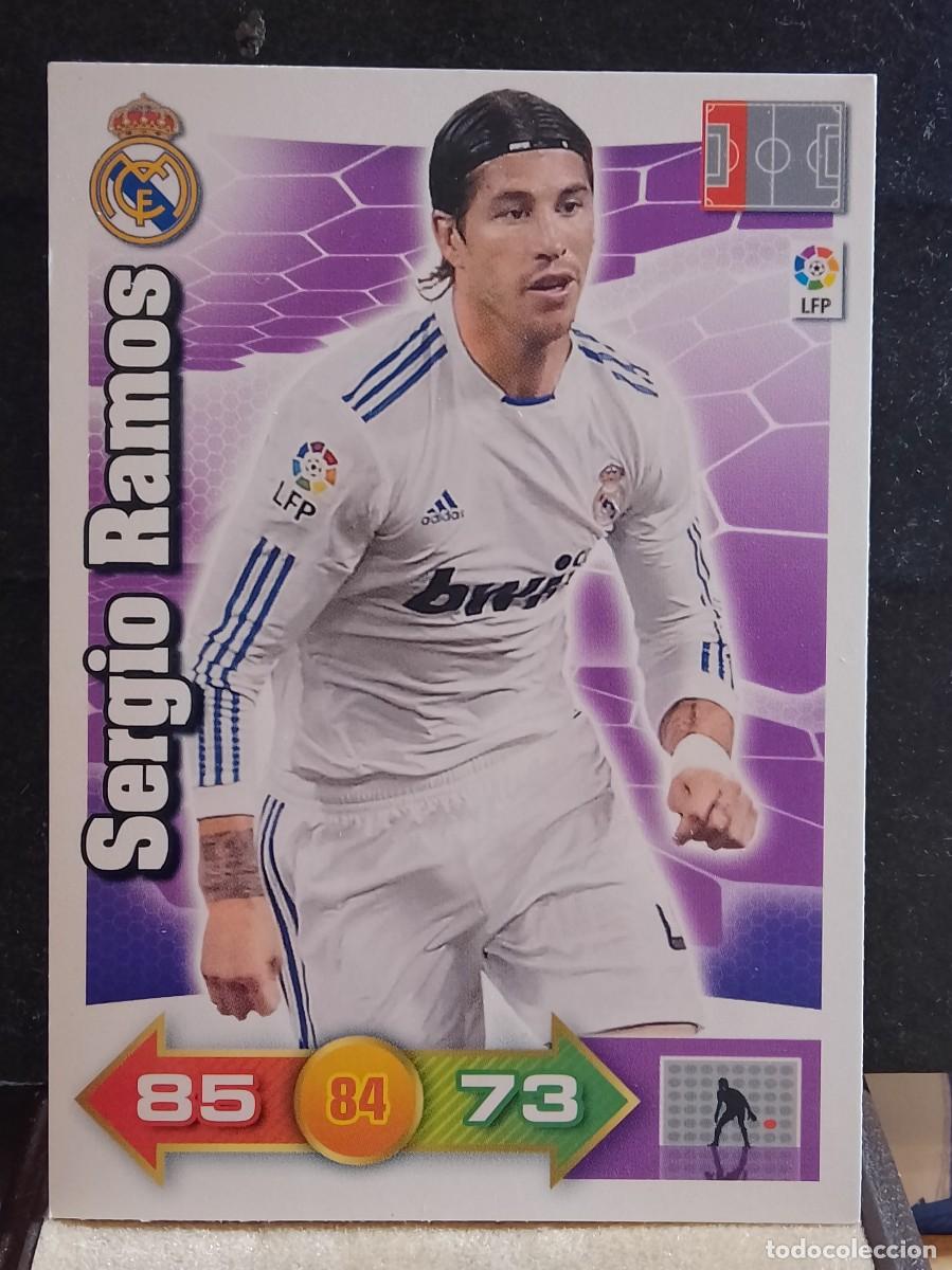 Cromos de f&uacute;tbol: SERGIO RAMOS DEL REAL MADRID 10 11 ADRENALYN XL 2010 2011 PANINI