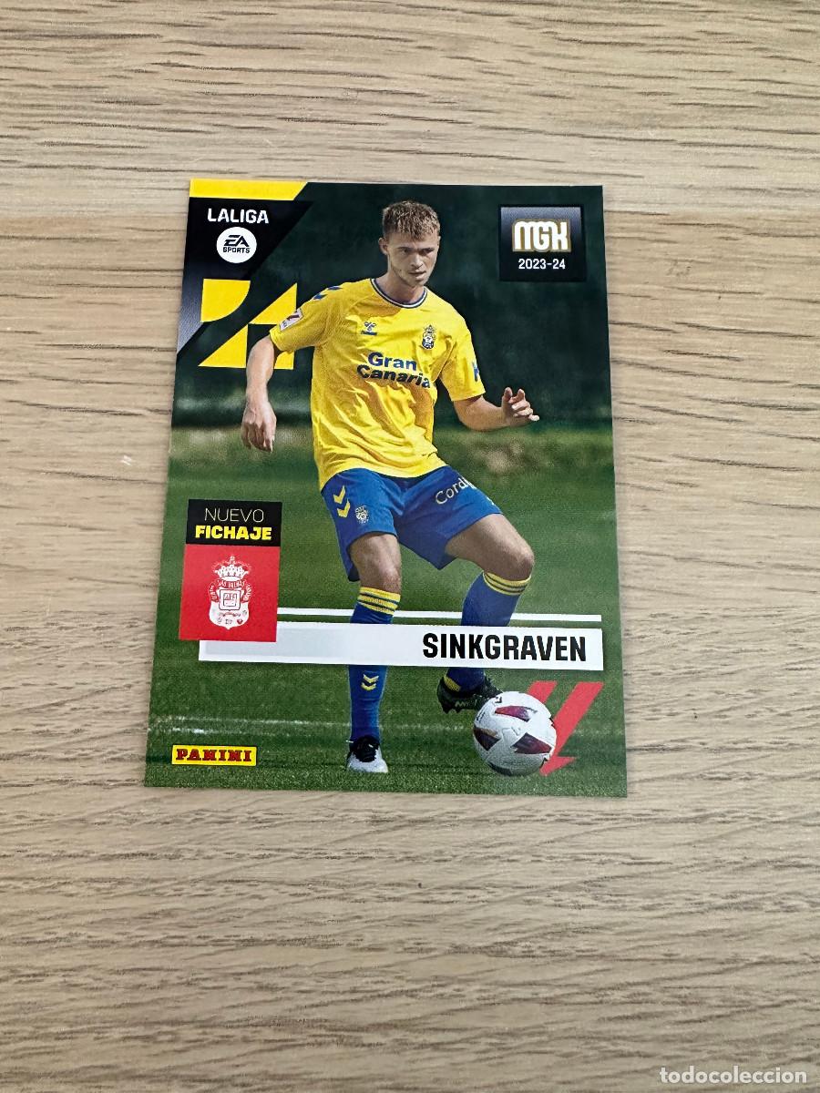 Cromos de f&uacute;tbol: #464 SINKGRAVEN NUEVO FICHAJE - LAS PALMAS MEGACRACKS 2023 2024 LALIGA PANINI MGK 23 24