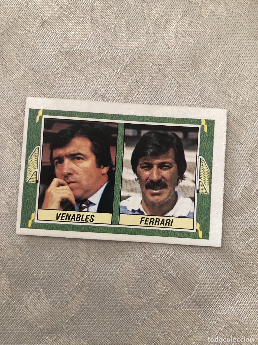 Cromos de f&uacute;tbol: ENTRENADORES VENABLES FERRARI VERSION II NUEVO DE SOBRE LIGA 1984 1985