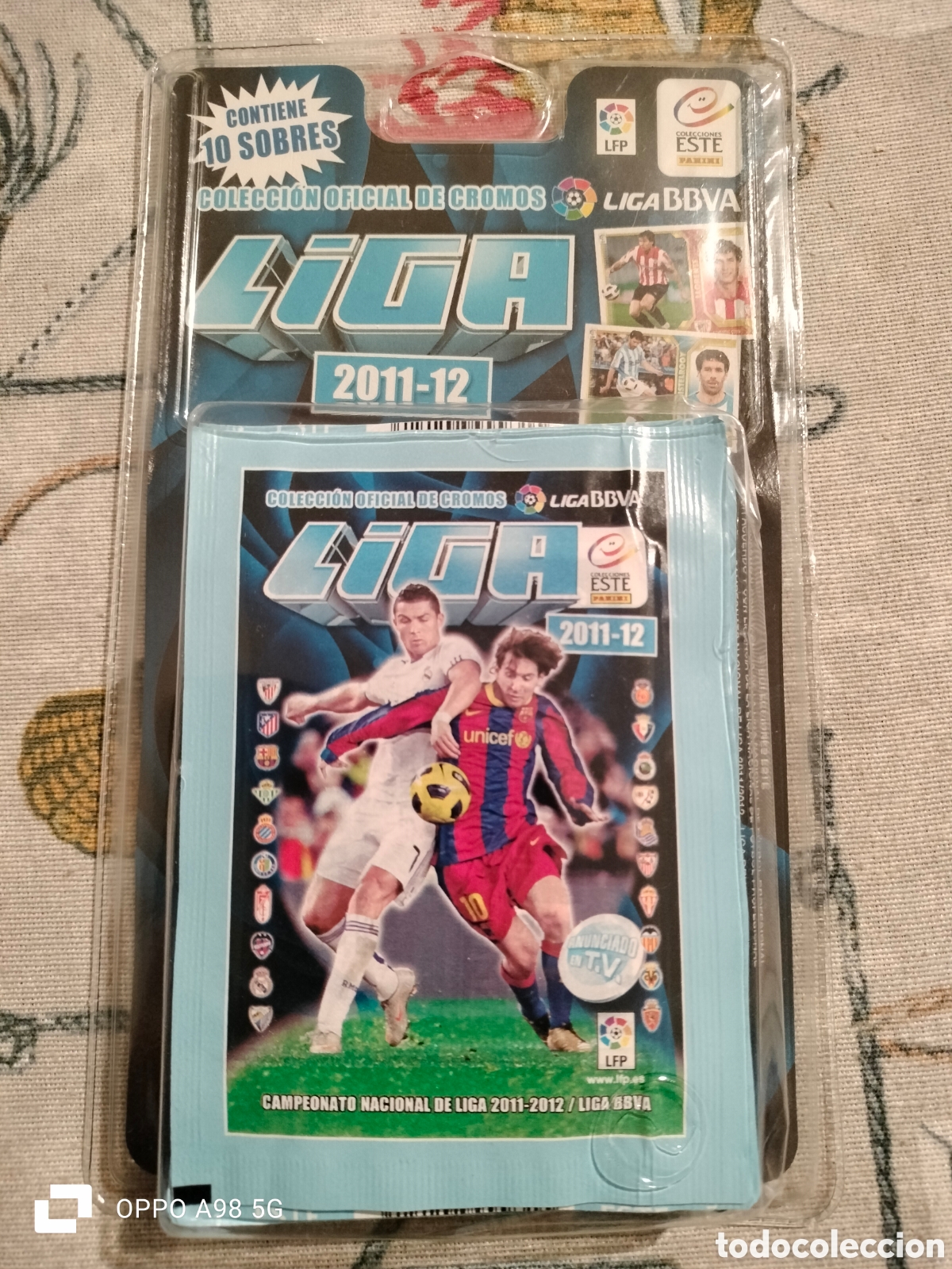 Cartes &agrave; collectionner de Football: Bl&iacute;ster sobres de cromos (10 unidades) liga este 2011 2012 11 12