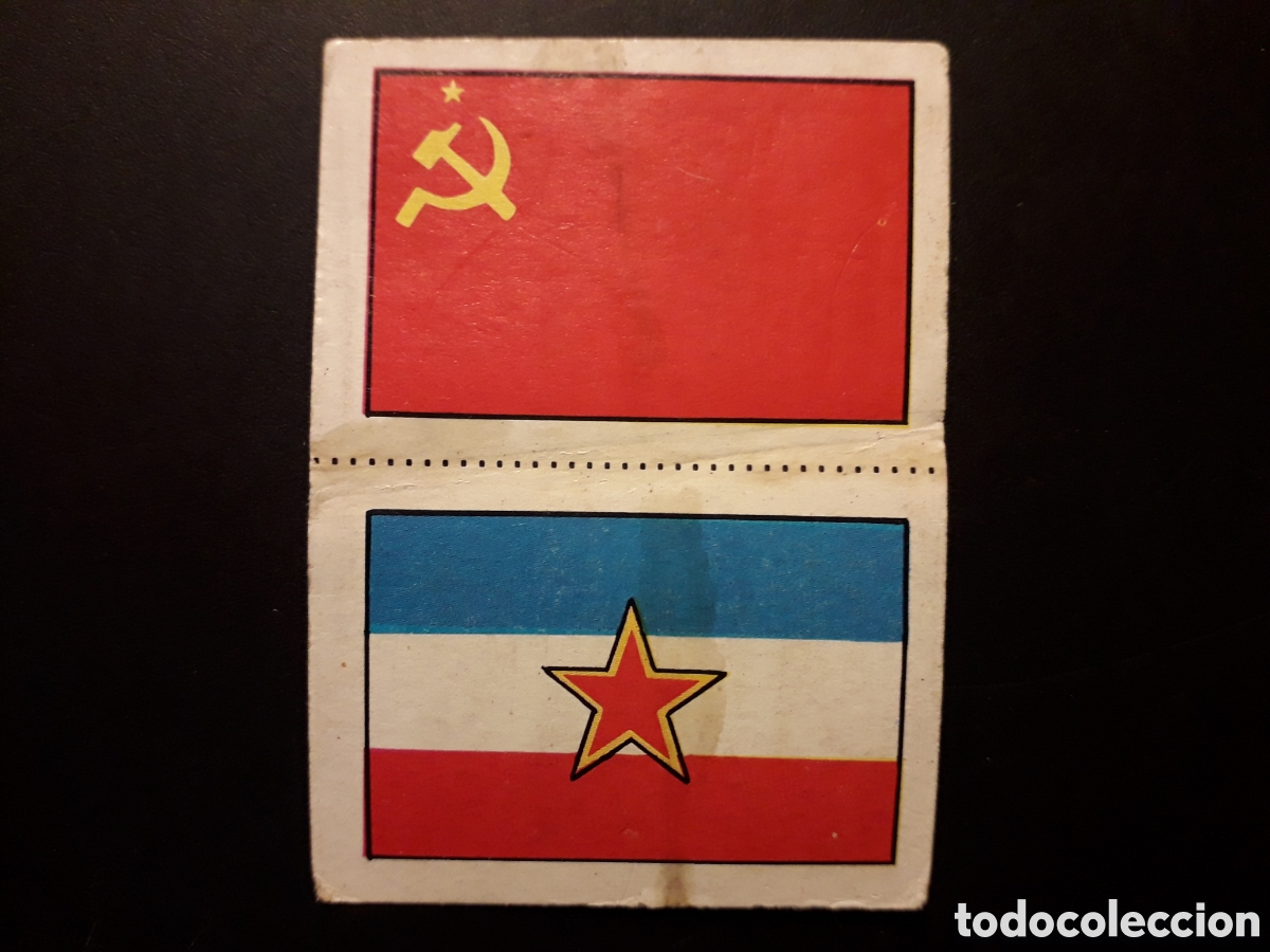 Cromos de F&uacute;tbol: BANDERAS URSS YUGOSLAVIA N&deg; 300 Y 300-A MUNDIAL F&Uacute;TBOL ESPA&Ntilde;A 82 ED FHER 1982 PEDIDO M&Iacute;NIMO 3&euro; LEER
