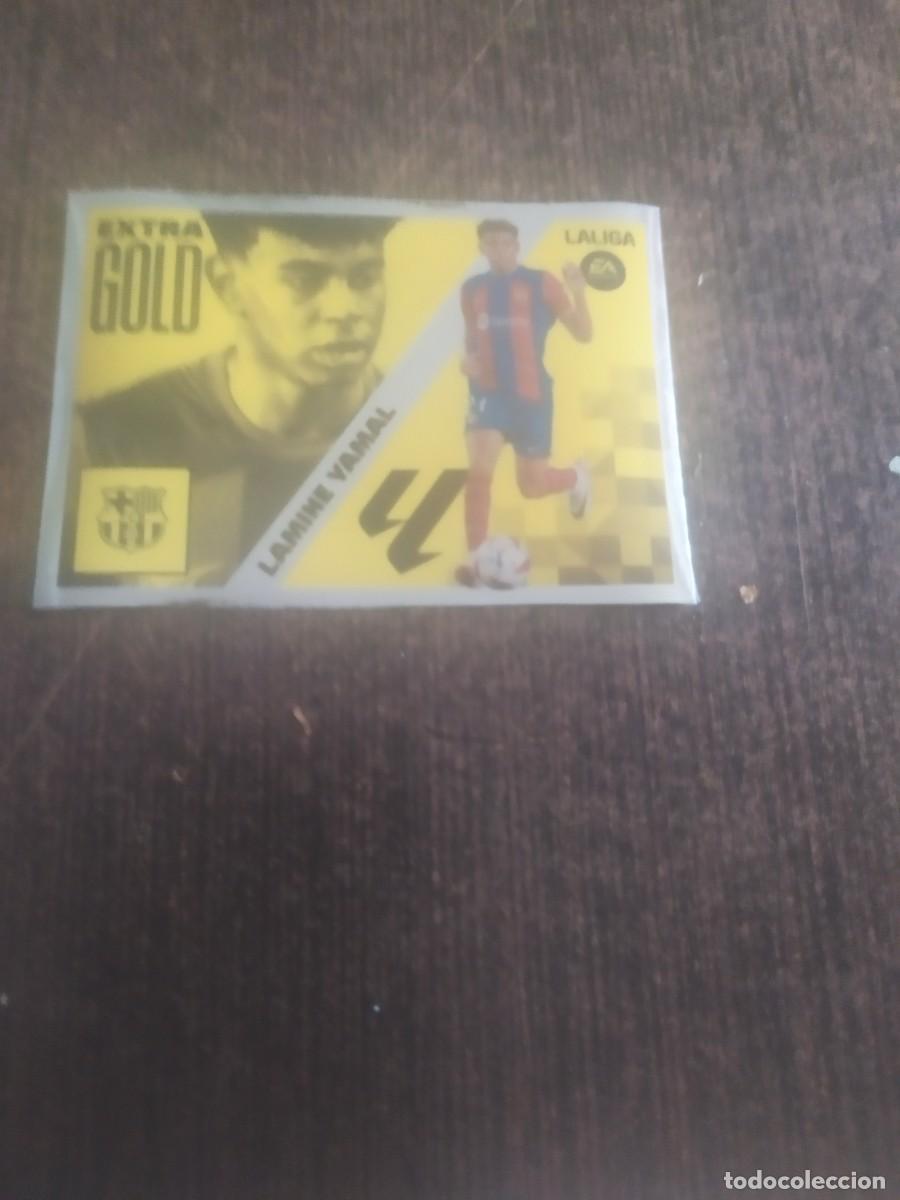 Cromos de F&uacute;tbol: LAMINE YAMAL EXTRA GOLD EDICIONES ESTE 2023-24 COLECCI&Oacute;NES 23-24