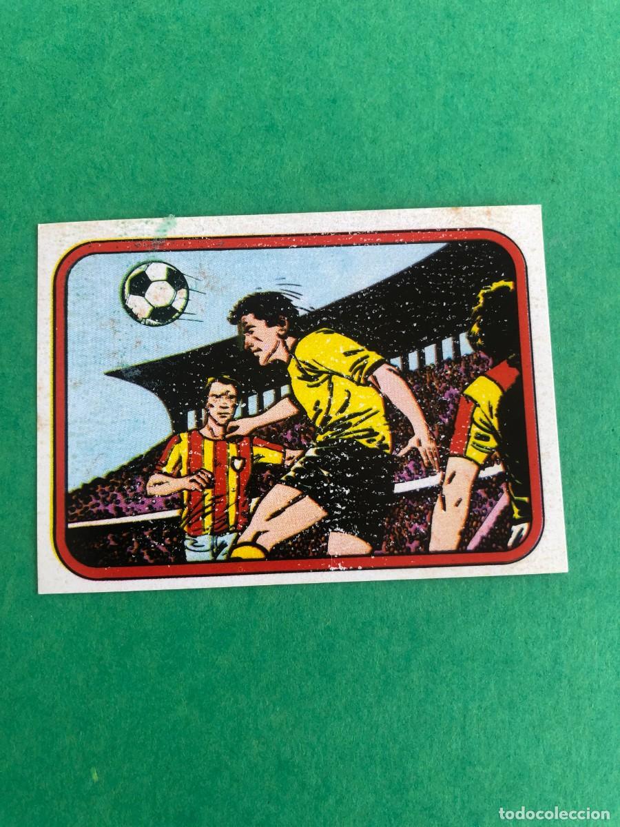 Football Stickers: CROMO HISTORIA Y TECNICA DEL FUTBOL RUIZ ROMERO 1977 N&ordm; 86 EL JUEGO DE CABEZA NUNCA PEGADO